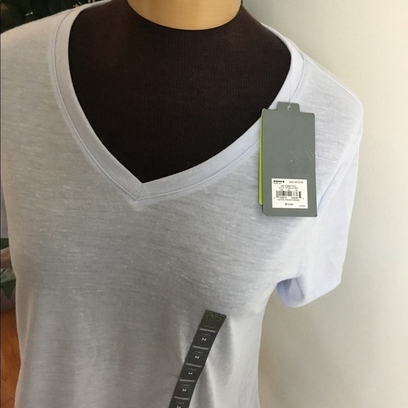 Tek Gear Medium baby blue v neck short sleeve tee - Picture 2 of 10